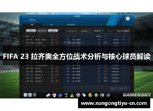 FIFA 23 拉齐奥全方位战术分析与核心球员解读
